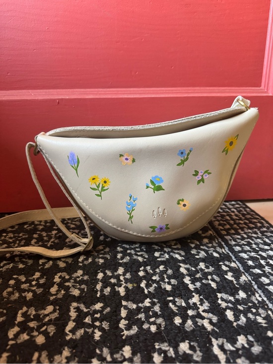 Portland Leather Handbags - Portland Leather Medium Koala in Bone, hand painted details